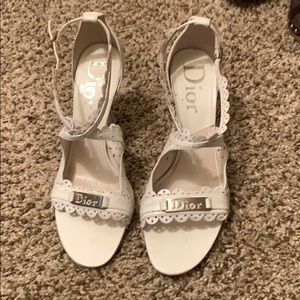 Dior White Sandals 39